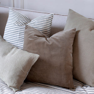 HANDWOVEN COTTON CUSHION COVERS IN PLAIN STRIPES