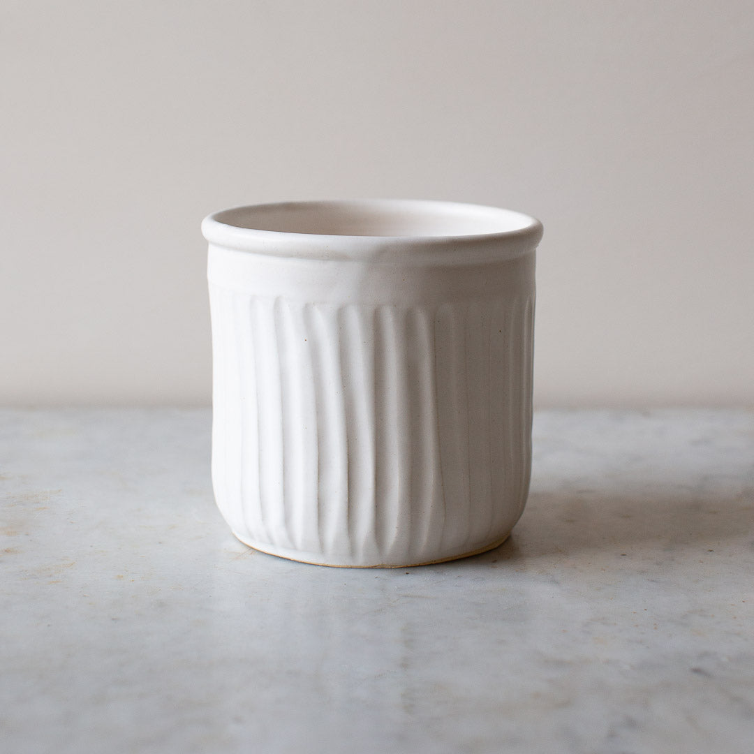 HANDMADE FLUTED UTENSIL HOLDER Ellei Home