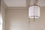 NATURAL SISAL AND COTTON LANTERN LAMPSHADES