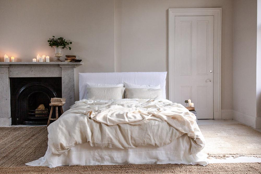 OUR LINEN BEDDING AND ORGANIC COTTON TOWELS