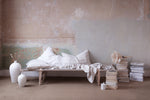 INGREDIENTS LDN Plaster walls, Book Stacks and a Daybed