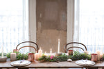 INGREDIENTS LDN green and copper tablescape 