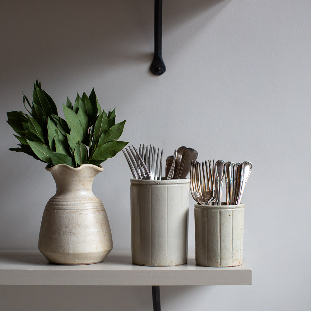 Vintage Victorian Marmalade Jar Utensil Holders