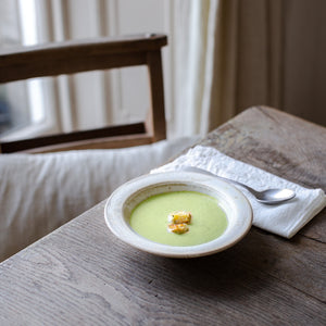 HANDMADE SPECKLED MATT GLAZED STONEWARE BREAKFAST BOWL