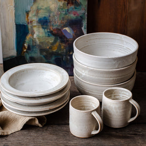 HANDMADE SPECKLED MATT GLAZED STONEWARE CUP