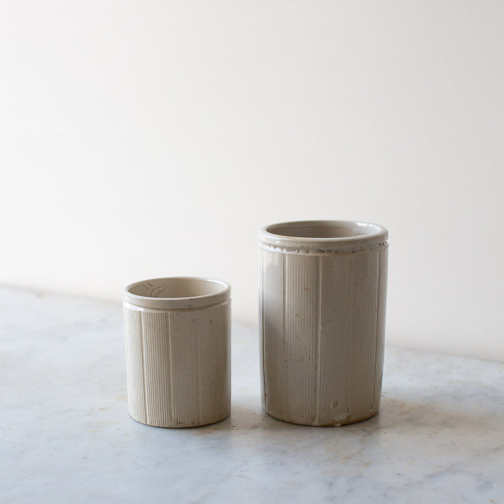 Vintage Victorian Marmalade Jar Utensil Holders