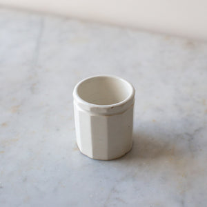Small Vintage French Ironstone Utensil Holder