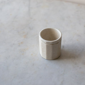 Small Vintage French Ironstone Utensil Holder