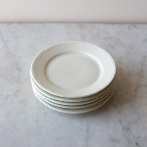 Vintage Set of Five Ironstone Plates