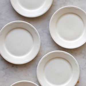 Vintage Set of Five Ironstone Plates