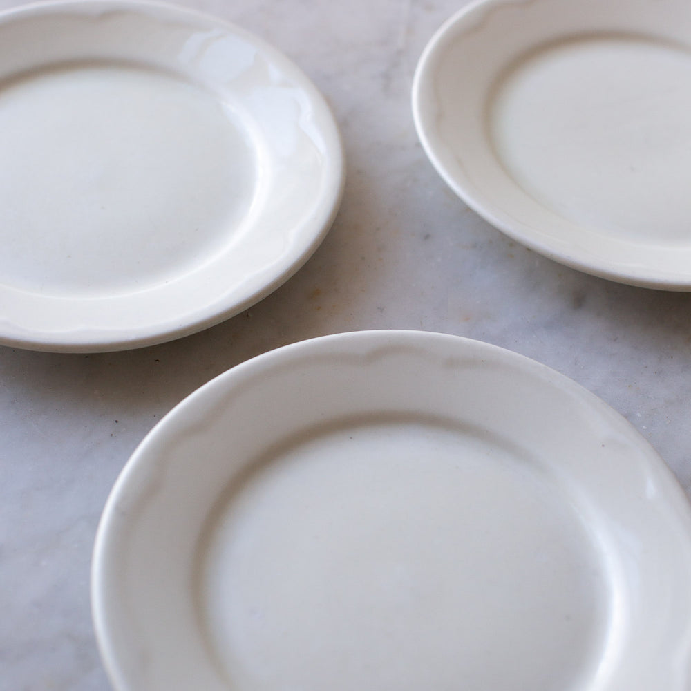 Vintage Set of Five Ironstone Plates