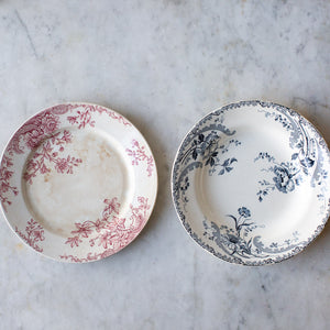 Vintage Decorative Blue Transferware Plate