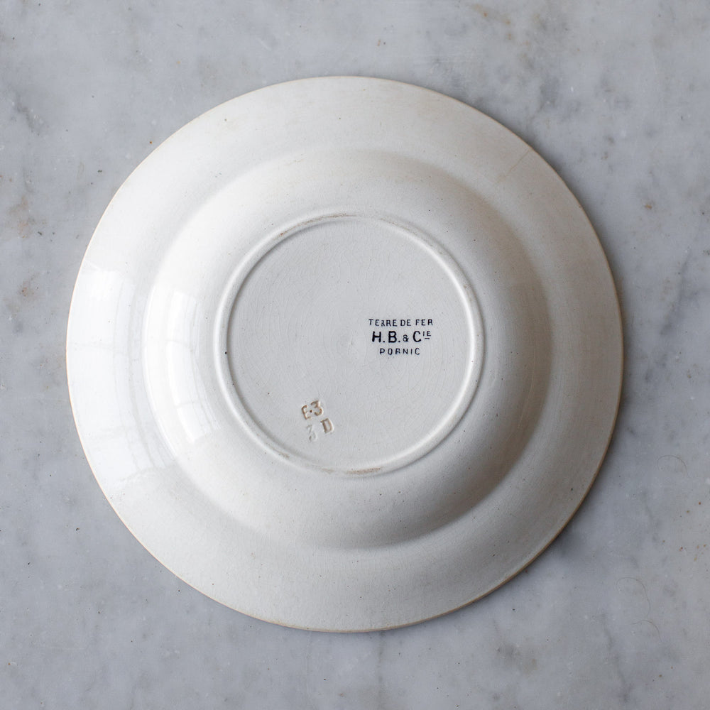 Vintage Decorative Blue Transferware Plate