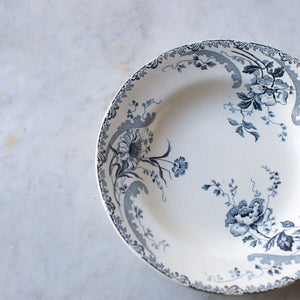 Vintage Decorative Blue Transferware Plate