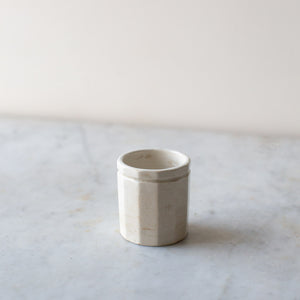 Small Vintage French Ironstone Utensil Holder
