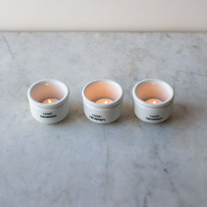 Vintage Set of Three Yogurt Pots