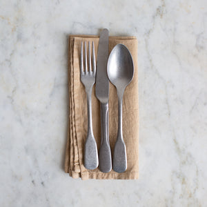 HANDMADE HEAVY LINEN NAPKIN SET IN Hay