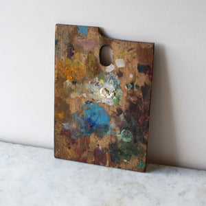 Vintage Wooden Artist's Palette