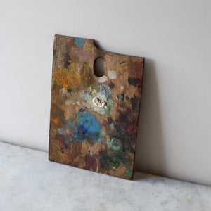 Vintage Wooden Artist's Palette