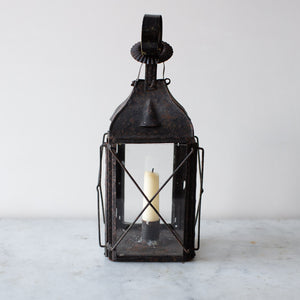 Antique Weathered 19th Century French Lantern