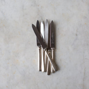 Vintage 12-piece Set of Dessert Knives and Forks