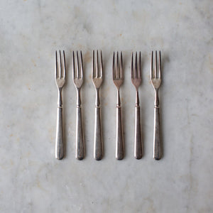Vintage 12-piece Set of Dessert Knives and Forks