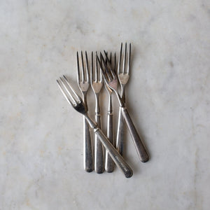 Vintage 12-piece Set of Dessert Knives and Forks