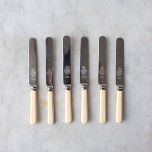 Vintage Faux Bone Handle Knife Set 1