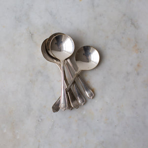 Vintage Decorative Round Head Spoon Set