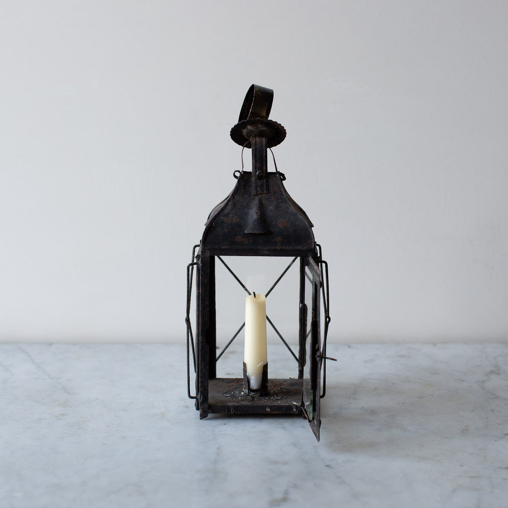 Antique Weathered 19th Century French Lantern