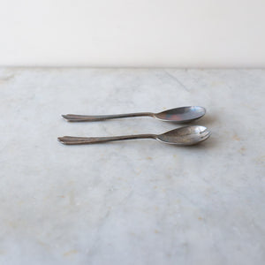 Vintage Decorative Serving Spoon and Fork Set 2