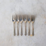 Vintage Decorative Cake Forks Set 2