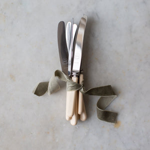 Vintage Faux Bone Handle Knife Set 2