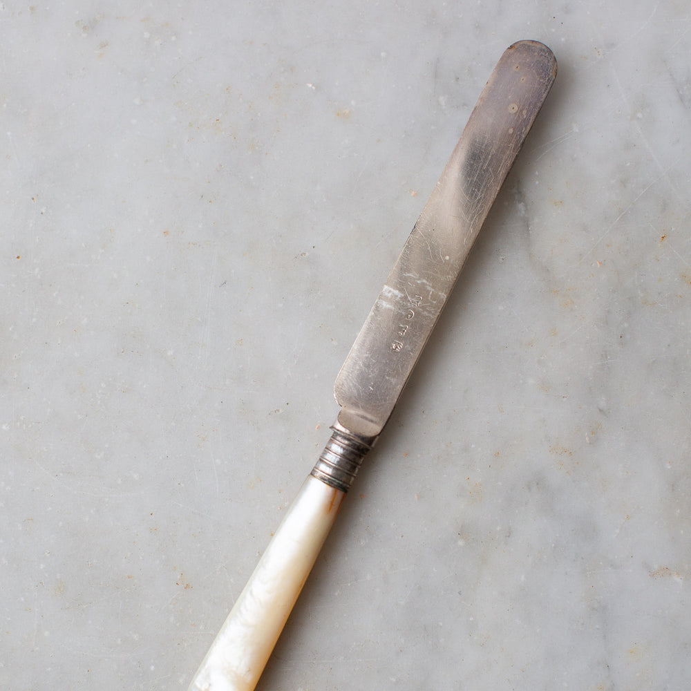 Vintage Mother of Pearl Knife Set