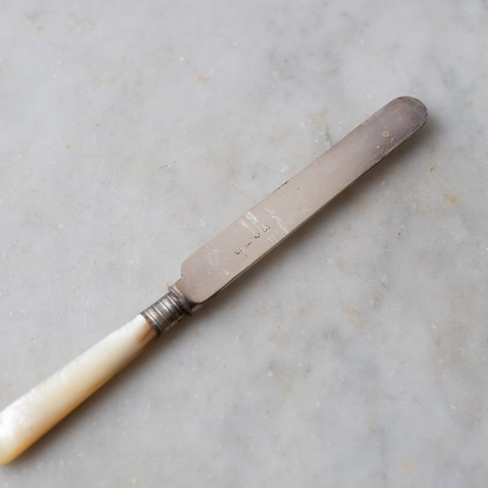 Vintage Mother of Pearl Knife Set