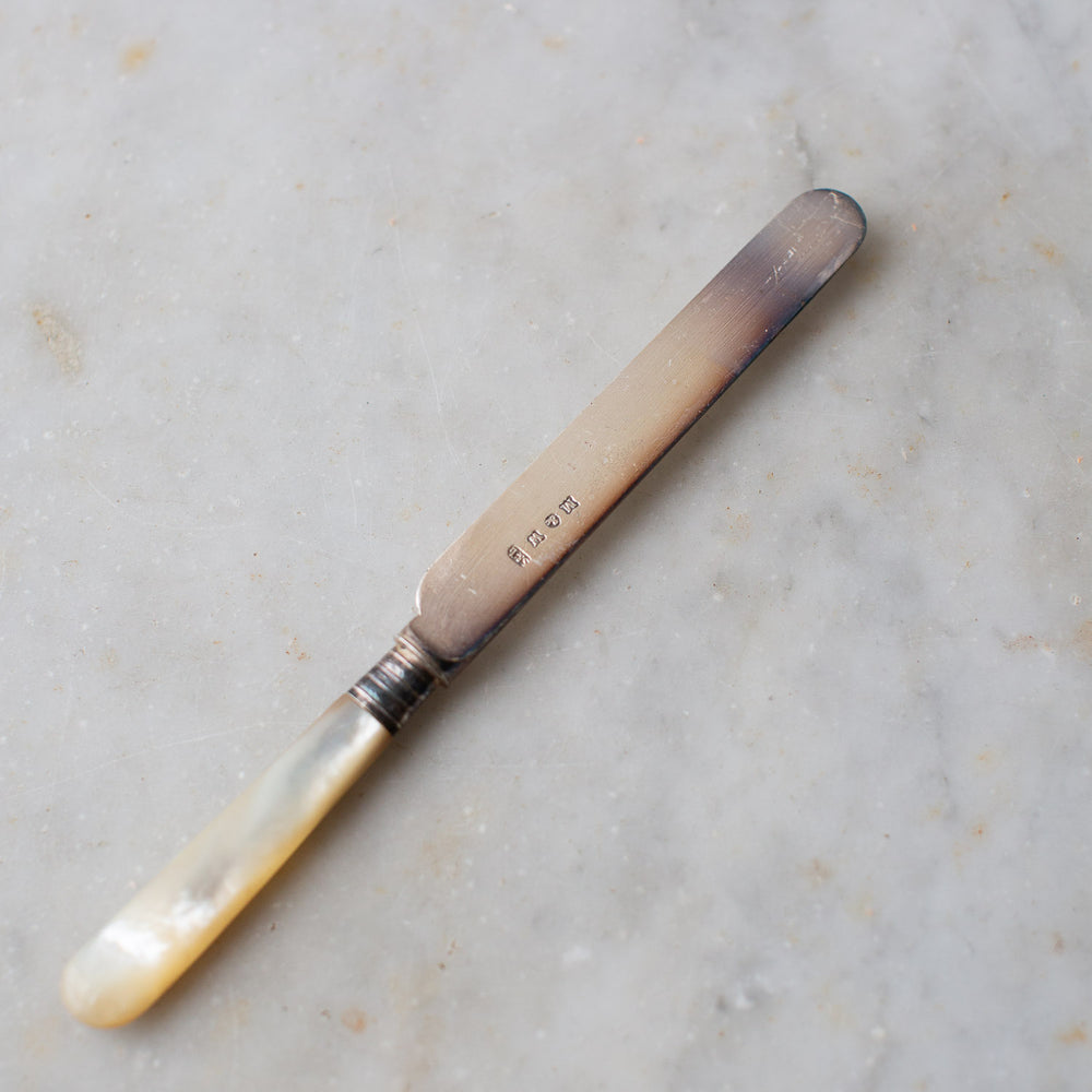 Vintage Mother of Pearl Knife Set