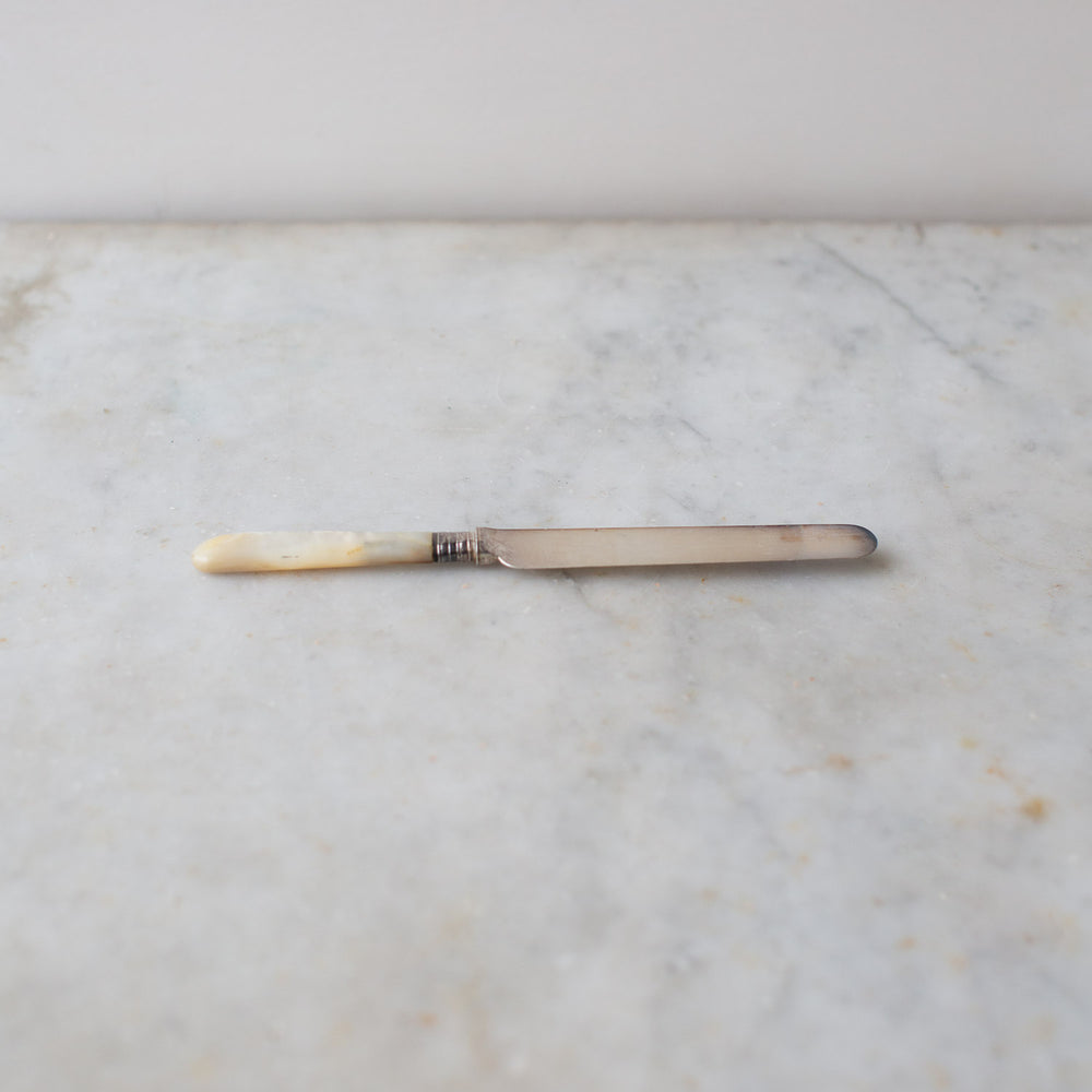 Vintage Mother of Pearl Knife Set