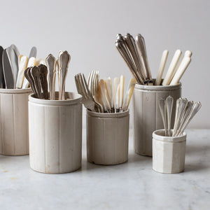 Vintage Victorian Marmalade Jar Utensil Holders