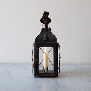 Antique Weathered 19th Century French Lantern