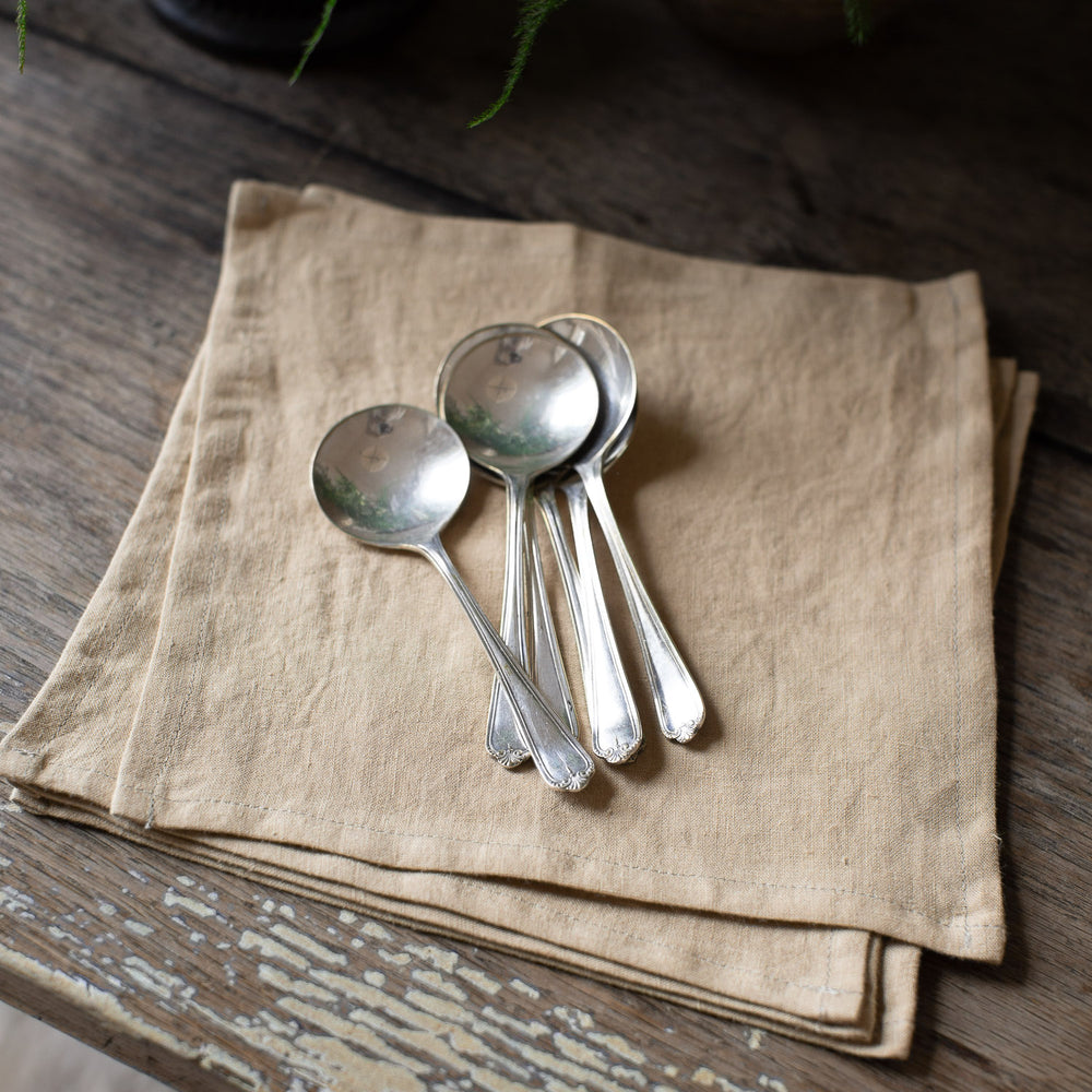 Vintage Decorative Round Head Spoon Set