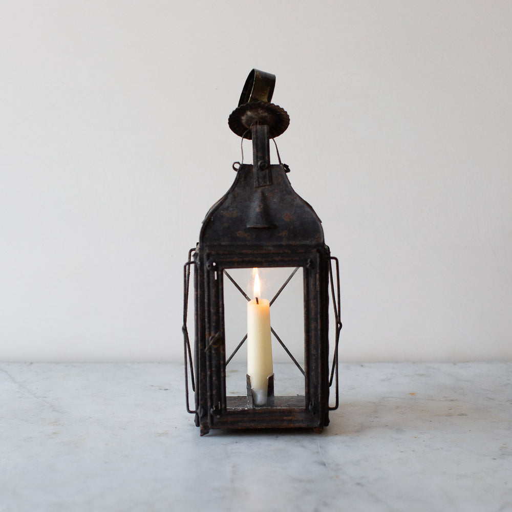 Antique Weathered 19th Century French Lantern