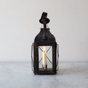Antique Weathered 19th Century French Lantern