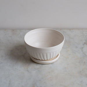 EX-Prop HANDMADE FLUTED BERRY BOWL
