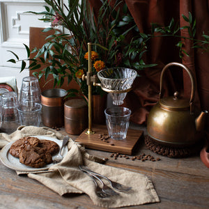 HANDMADE LINEN KITCHEN TOWEL IN HAY