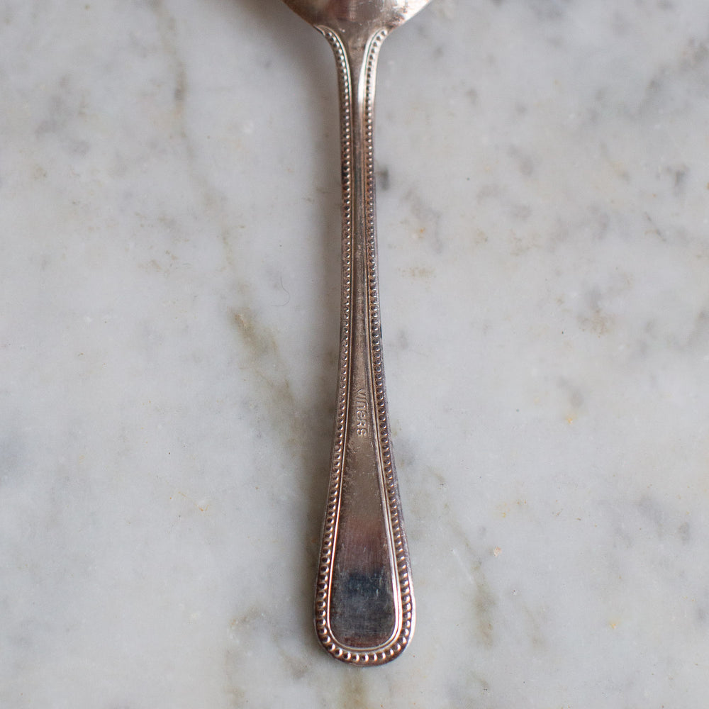 Vintage Decorative Bead Pattern Spoons