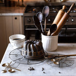 Vintage Hand Carved Wooden Cooking Spoon Set II