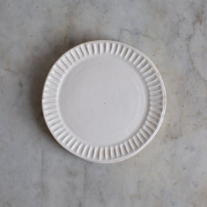 SECONDS - HANDMADE FLUTED SIDE PLATE