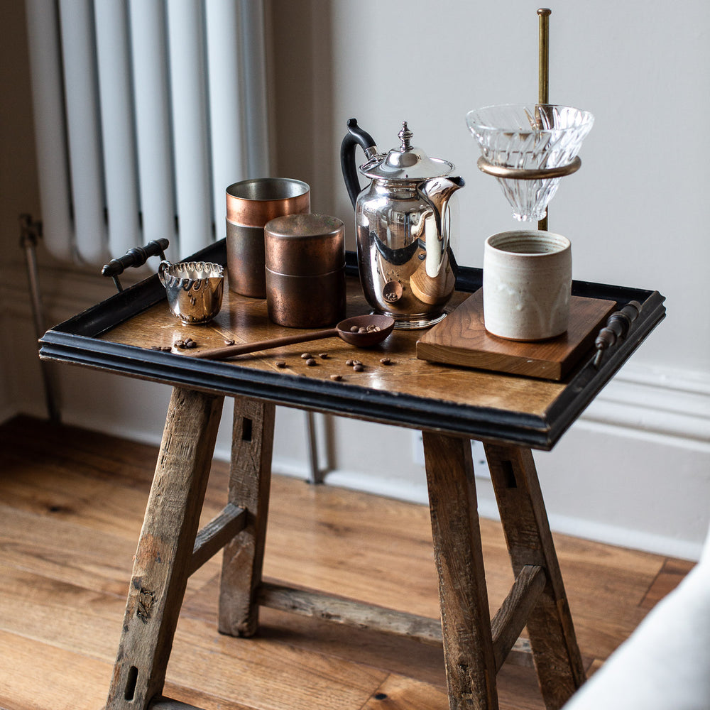 COPPER TEA AND COFFEE CANISTER