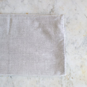 EX-PROP - HANDMADE COTTON CUSHION COVER IN SOFT CHARCOAL