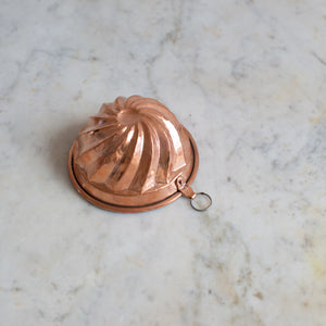 SAMPLES - HAND FORGED MINI COPPER CAKE MOULD